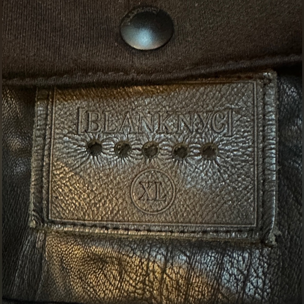 Blank NYC Meant to Be Moto Jacket (Like-New; Black/Gold; XL) - Picture 11 of 16